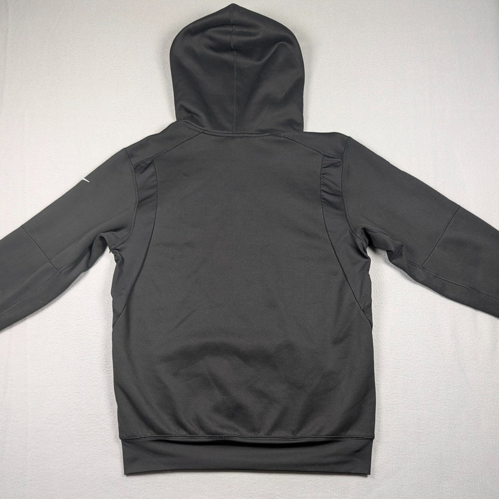 Carolina Panthers Hoodie Mens Small Black Nike On Field Therma-FIT Pullover NFL - Picture 8 of 9